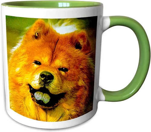Vista 7 de Perros – Chow Chow Chow Chow – Tazas, Negro/Blanco