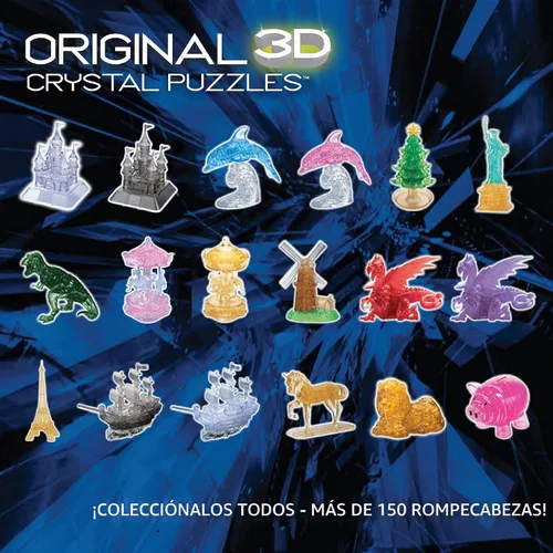 Vista 7 de BePuzzled Dragon Deluxe - Rompecabezas de cristal 3D original, a partir de 12 años