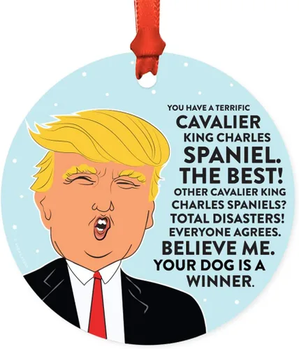 Vista 147 de Andaz Press - Adorno para árbol de Navidad con diseño de perro con texto en inglés "You Have a Terrific Affenpinscher" (MDF)