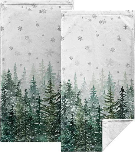 Vista 48 de Toallas de Mano Azul Gris Marrón para Baño Negras Pintura Moderna de Arte Abstracto Toallas de Cocina Suave Absorbente Toalla de Huésped Punta