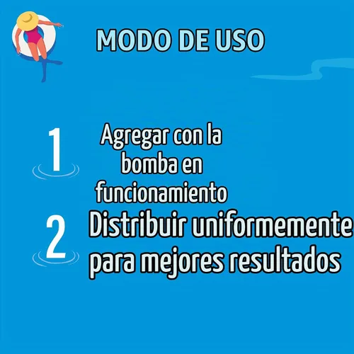 Vista 5 de Poolife Super AlgaeBomb 60 Algaecida de 1 cuarto de galón - Potente tratamiento de control de algas de piscina - Fórmula no espumante de acción