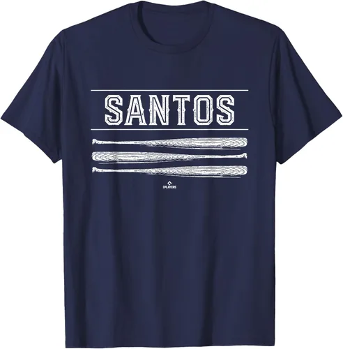 Vista 8 de Vintage Baseball Bat Gameday Lisandro Santos Prospect T-Shirt
