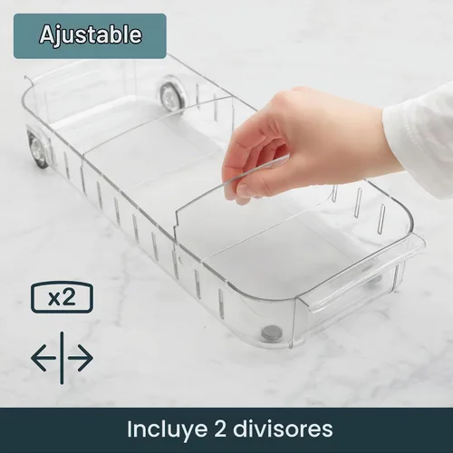 Vista 4 de YouCopia Organizador Enrollable para Refrigerador, 6" de Ancho