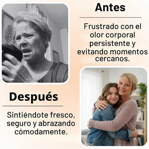 Vista 7 de Mirai Desodorante natural clínico, eliminador de olores Nonenal®, sin