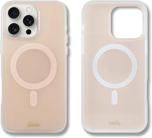 Vista 188 de Sonix x Barbie Funda para iPhone 15 Pro Compatible con MagSafe Probada para caídas de 10 pies Golden Hour