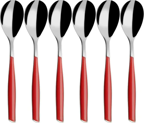 Vista 4 de BUGATTI - Juego de cubiertos 6 piezas. Teaspoon caff"Glamour" AZZURCON SCATOLA