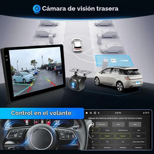 Vista 7 de [4G+64G] Radio de coche para Honda Accord 2003-2007 Android Unidad principal con Carplay Android Auto, Hodozzy 10.1 pulgadas pantalla táctil estéreo