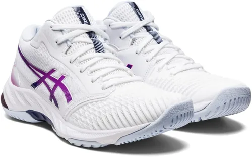 Vista 2 de ASICS Netburner Ballistic FlyteFoam Mid Top 3 - Zapatos de voleibol para mujer
