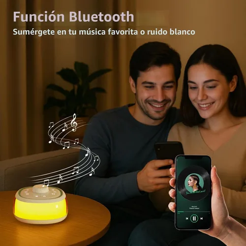 Vista 5 de DONOW - Máquina de sonido de ruido blanco para bebés y adultos con 30