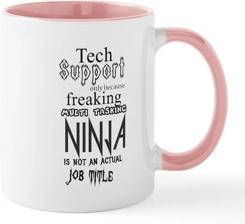 Vista 122 de CafePress Ascii - Taza de café de cerámica, taza de té, 11 onzas