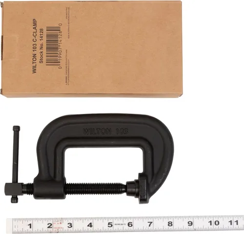 Vista 2 de Wilton Brute Force C-Clamp, apertura de mandíbula de 2-15/16 pulgadas, garganta de 2 pulgadas, serie 100 (modelo 103)