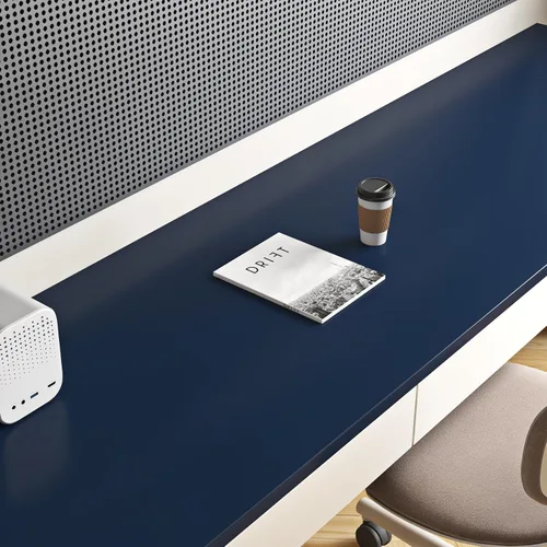 Vista 5 de Livelynine Papel tapiz azul real para despegar y pegar, papel de contacto azul oscuro, para aula, escritorio, papel de pared para niños, niñas