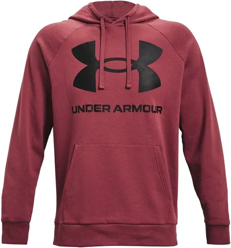 Vista 24 de Under Armour mens Rival Fleece Big Logo Hoodie (176) Fresh Clay/ Onyx White