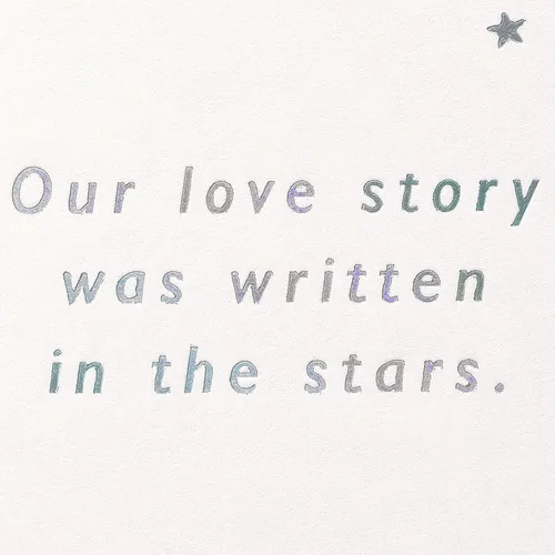 Vista 3 de American Greetings - Tarjeta romántica (Escrito en las estrellas)