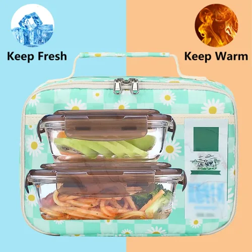 Vista 7 de Mochila escolar para niños con fiambrera para niñas, bolsa de libros, mochila escolar preescolar, jardín de infantes, mochila para niños pequeños
