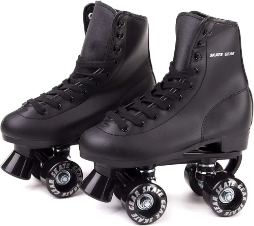 Vista 24 de Skate Gear Patines de Ruedas Retro de Diseño Cuádruple