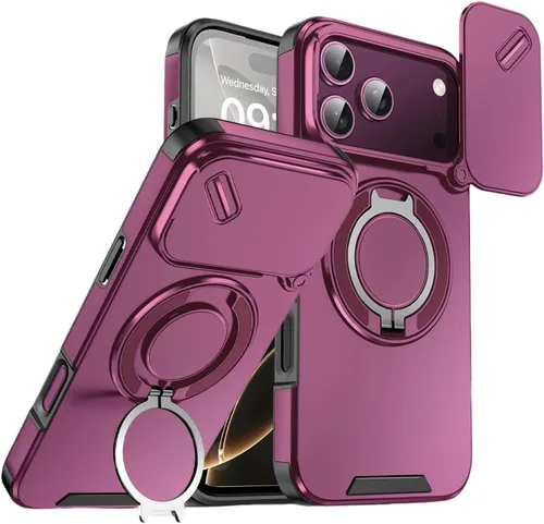 Vista 14 de Funda para iPhone 11 de la Serie Magnética de Doulings, resistente con anillo giratorio de 360 grados con soporte invisible, compatible con magsafe