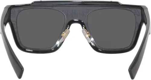 Vista 4 de Gafas de sol Dolce & Gabbana DG 6125 327787 Negro, Logotipo de D&g Gold en negro