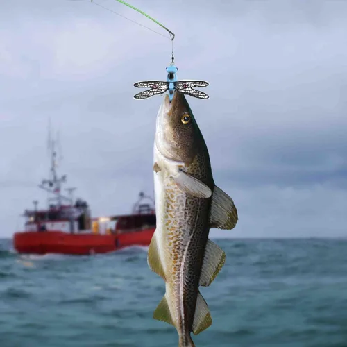 Vista 3 de Toddmomy Señuelo libélula de plástico cebos de pesca Kit de pesca de libélula cebo de pesca de libélula señuelo de libélula cebo de pesca