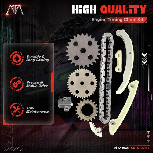 Vista 5 de Kit de cadena de distribución del motor para Ford Focus 2004-2013 2.0L L4, para Mazda 3 2004-2013 2.0L L4