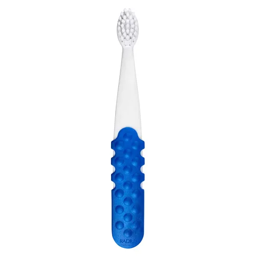 Vista 14 de RADIUS Totz Plus Brush - Cepillo de dientes para niños, sedoso, suave, sin BPA, aceptado por la ADA, diseñado para dientes delicados y encías