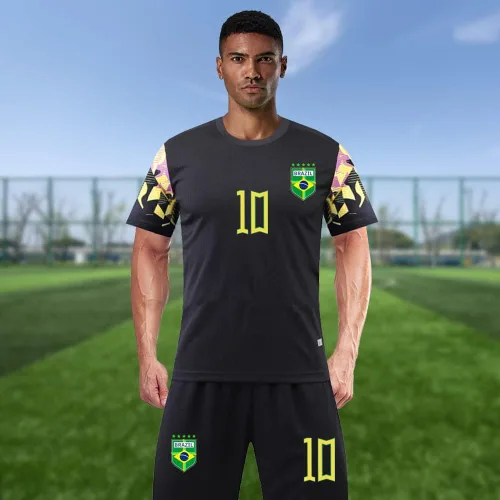 Vista 4 de Casmyd Camiseta Ney-MARR de Brasil para niños y niñas