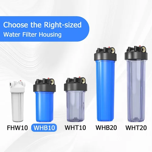 Vista 7 de WHB10 - Carcasa de filtro de agua para toda la casa, se adapta a filtros de sedimentos de 10 x 4.5 pulgadas, etc. para agua de pozos y ciudades