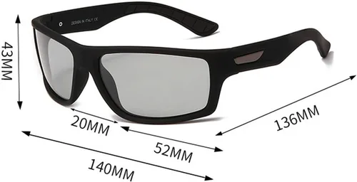 Vista 6 de Gafas de lectura multifocales fotocrómicas deportivas para hombres y mujeres, luz ultraligera transición bifocal, gafas de sol presbípicas