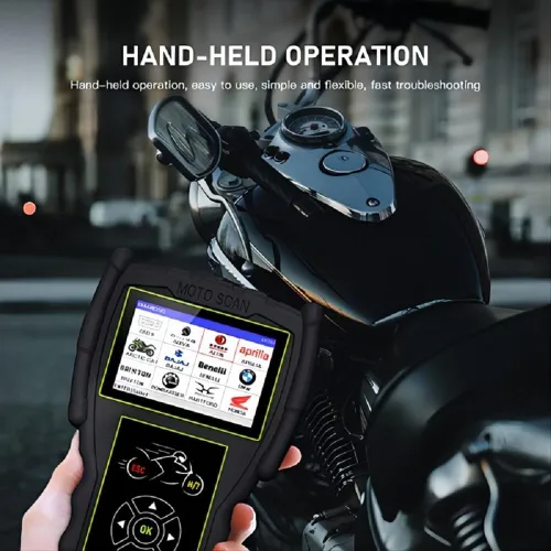 Vista 8 de Original TopDiag M100 Pro - Escáner de motocicleta profesional, herramienta de diagnóstico para motocicleta (versión completa)