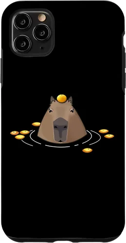 Vista 13 de Funda Capybara para iPhone 17 para hombre y mujer, diseño de naranjas frías