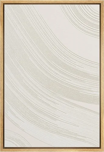 Vista 27 de SIGNWIN Lienzo enmarcado para pared, diseño de planta de bosque de montaña verde pastel, naturaleza, ilustraciones de área silvestre, arte moderno