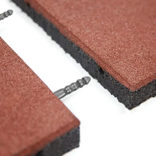 Vista 3 de RevTime Easy-DIY - Azulejos de goma para exteriores entrelazados ultra gruesos de 20 x 20 x 1 3/4 pulgadas, 1.772 in de grosor para patio