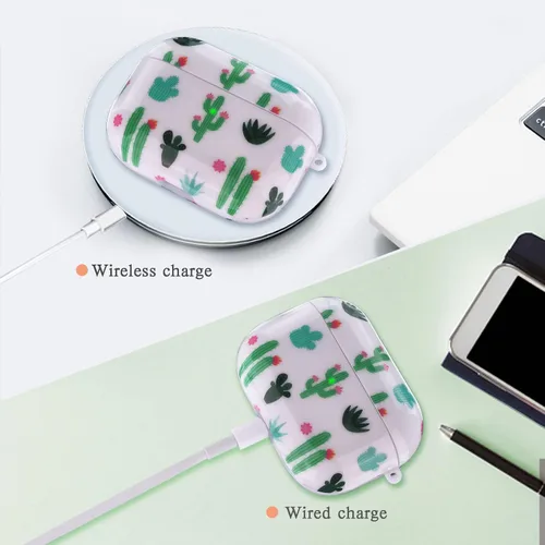 Vista 3 de OLEBAND Funda compatible con Airpods Pro 2 2022 con bonito patrón, funda protectora para Apple AirPod Pro de 2ª