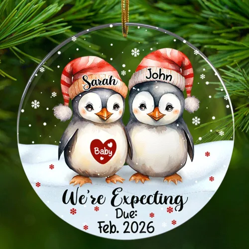 Vista 21 de Adorno personalizado de nuestro primer apartamento, con nombre y dirección personalizados, acrílico, 2.90 x 2.90 pulgadas, adornos de regalo