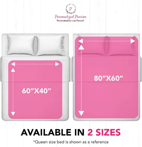 Vista 4 de Mantas personalizadas para adultos, manta personalizada con nombre bordado o monograma, funda de manta de forro polar suave para cama y sofá