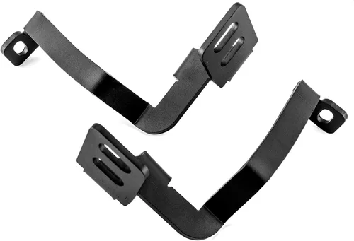 Vista 7 de WeiSen Soportes de luces auxiliares compatibles con F150 Raptor 3rd 2021-2024 Soporte de montaje de luz de bisagra de capó