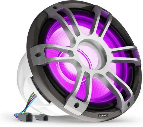 Vista 2 de Garmin Fusion® Signature Series 3i Subwoofers marinos, 12" 1400 vatios CRGBW Sports Subwoofer marino gris