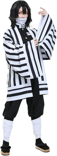 Vista 2 de miccostumes Disfraz de serpiente de anime para hombre, uniforme de equipo, cosplay, kimono