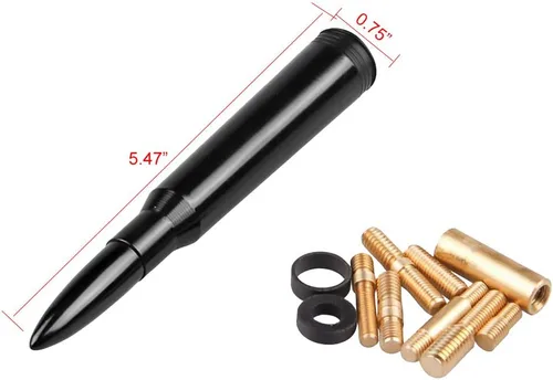 Vista 2 de Samman Antena de repuesto para vehículo con mástil de bala, radio de coche compatible con Ford F150 Series F250 F350 Super Duty Raptor Dodge RAM