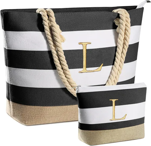 Vista 131 de YOOLIFE Bolsas de playa para mujer, bolsa de lona de viaje, bolsa impermeable para piscina, artículos esenciales de viaje, regalos para mujeres