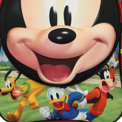 Vista 4 de Mickey Mouse Preescolar Big Mickey Face - Mochila infantil de 14 pulgadas, Multi colorido