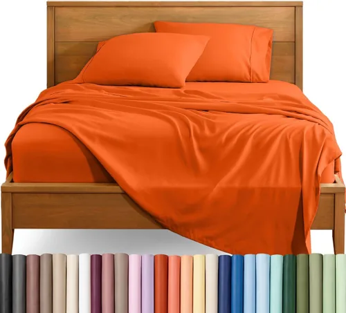 Vista 86 de Bare Home Juego de Sábanas Twin - Sábanas de Cama de Microfibra Ultra-Suave 1800 - Doble Cepillado - Bolsillos Profundos - Ajuste Fácil - Extra