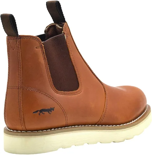 Vista 3 de Romeo Chelsea - Botas cómodas de meter para hombre, Brun