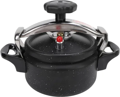 Vista 8 de Olla a presión de aluminio, olla a presión a prueba de explosiones para el hogar, olla a presión de gran capacidad para estufa de gas cocina