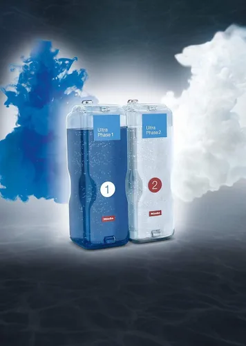 Vista 4 de Miele UltraPhase 1 y 2, detergente de 2 componentes para fragancias blancas/colores Aqua (2, UltraPhase 1 y 2)