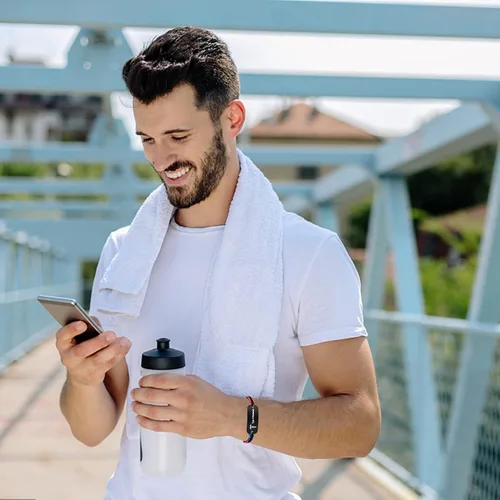 Vista 3 de Pulseras de alerta médica para mujeres y hombres Pulsera de identificación médica para hombres Pulsera de alerta médica para diabetes T1D T2D