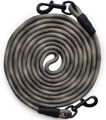 Vista 10 de BTINESFUL Correa de Amarre para Perro, Cuerda de Control Correa de Cuerda Larga, 8ft 12ft 20ft 30ft 50ft 75ft Correa para Perros de Patio - Perros