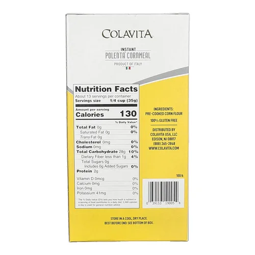 Vista 4 de Colavita Polenta, 1 libra