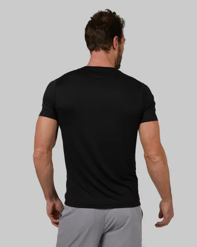 Vista 3 de 32 Degrees - Camiseta de cuello redondo para hombre, 4 unidades, antiolor, secado rápido, elástico en 4 direcciones