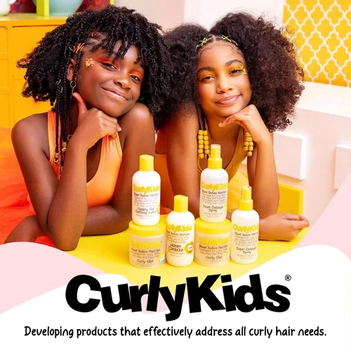 Vista 6 de CurlyKids Curly Spray Condish Acondicionador sin enjuague para cabello rizado para niños, hidrata y suaviza el cabello rizado, enrollado, ondulado